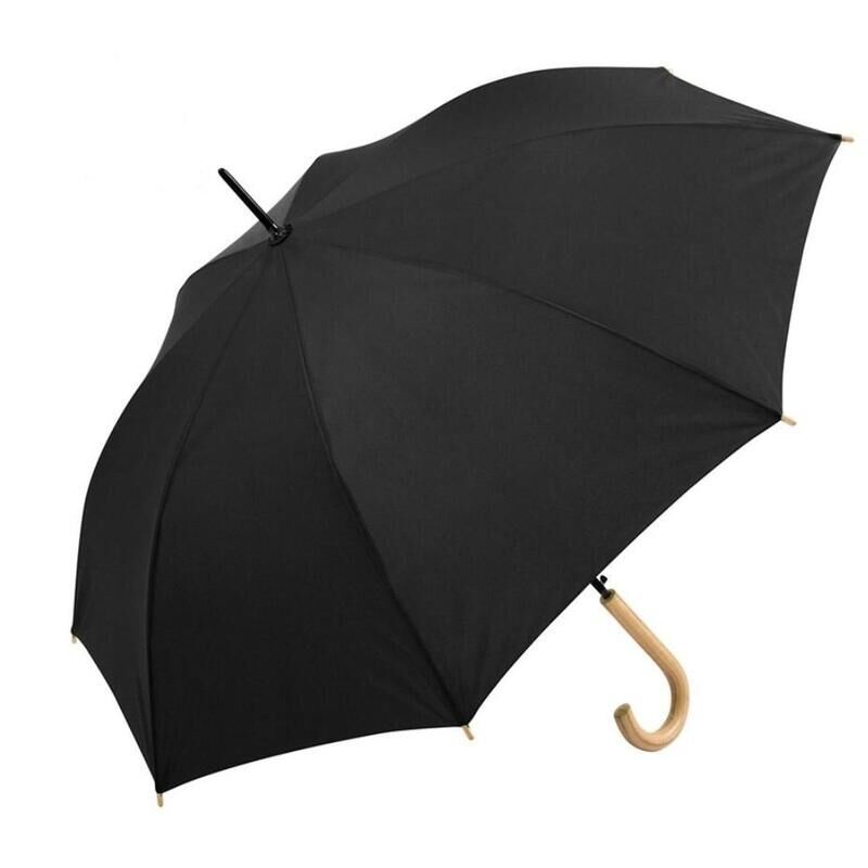 Зонт Okobrella полуавтомат черный (100004) NoName