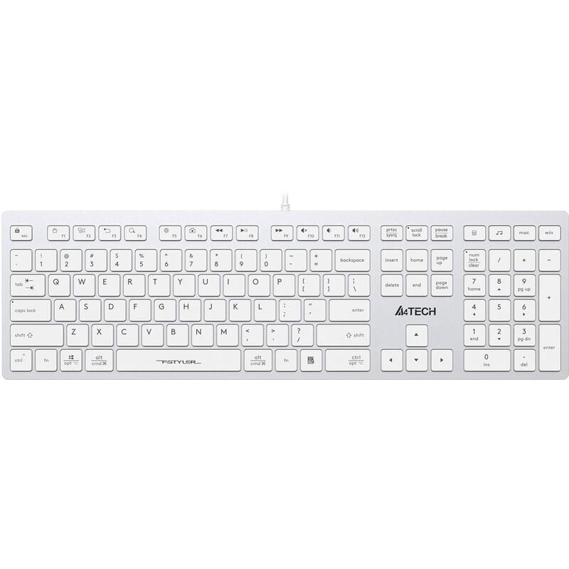 Клавиатура проводная A4Tech Fstyler FX50 (FX50 WHITE)