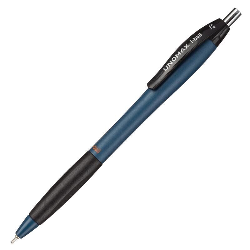 Ручка шариковая автоматическая Unomax I-ball синяя (толщина линии 0.3 мм) Unomax (Unimax)
