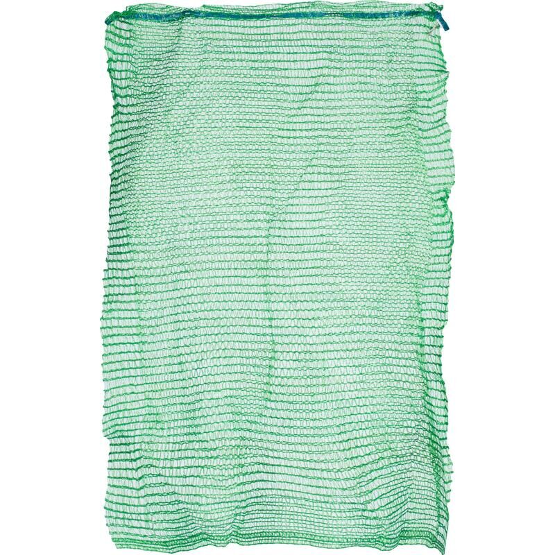Мешок-сетка полиэтиленовый зеленый 50х80 см (до 35 кг, 100 штук в упаковке) NoName