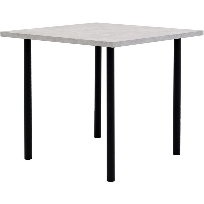 Стол обеденный Стиль CT5 (светлый сланец / черный, 800х800х730 мм) NoName