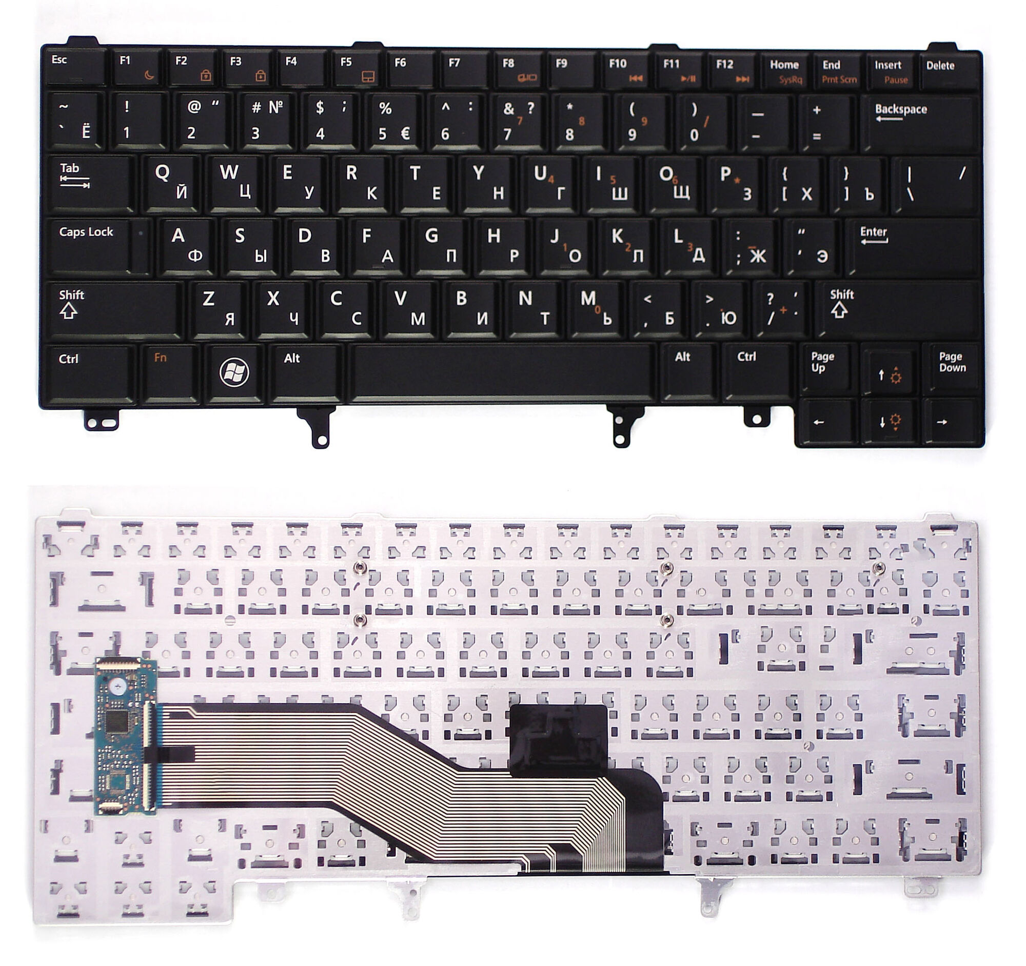 Клавиатура для ноутбука Dell E6420 E6220 E6320 E5420 p/n: 9Z.N5MBC.00R, NSK-DV0BF