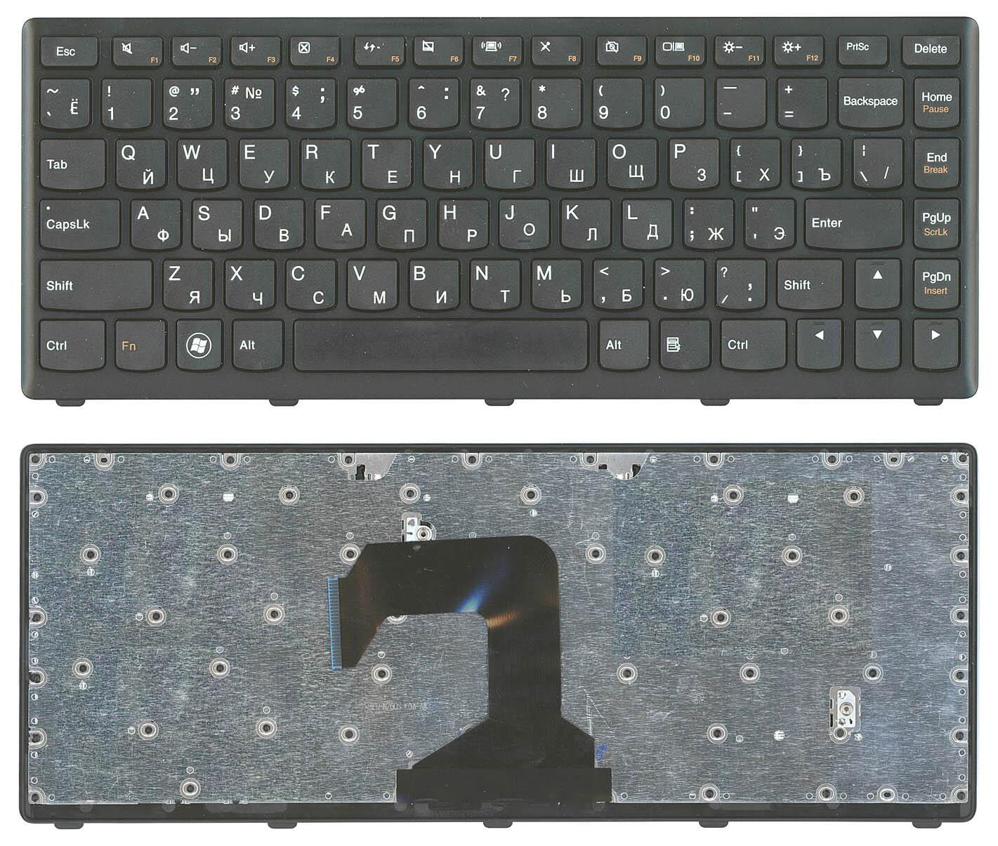 Клавиатура для ноутбука Lenovo S300 S400 p/n: 25-205086, 25205086, T3E1-RU, NSK-BC6SC, NSK-BCLSC