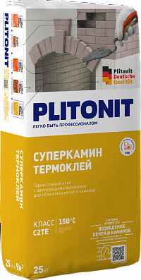PLITONIT СуперКамин ТермоКлей , 25 кг