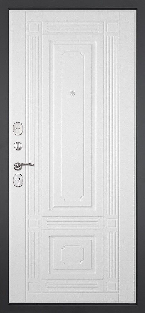 Дверь Гранит Лира 062 Белая матовая 12 мм
