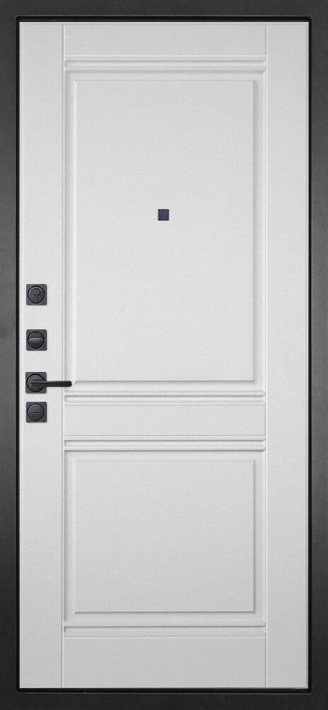 Дверь Гранит Лайт Графит 063 Роял вуд белая со структурой 12 мм