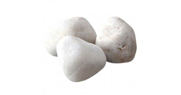 Камни для бани Кварц (10 кг, обвалованный, ведро, мытый)
