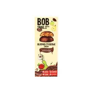 Конфеты BOB SNAIL яблоко-груша-молочный шоколад 30г