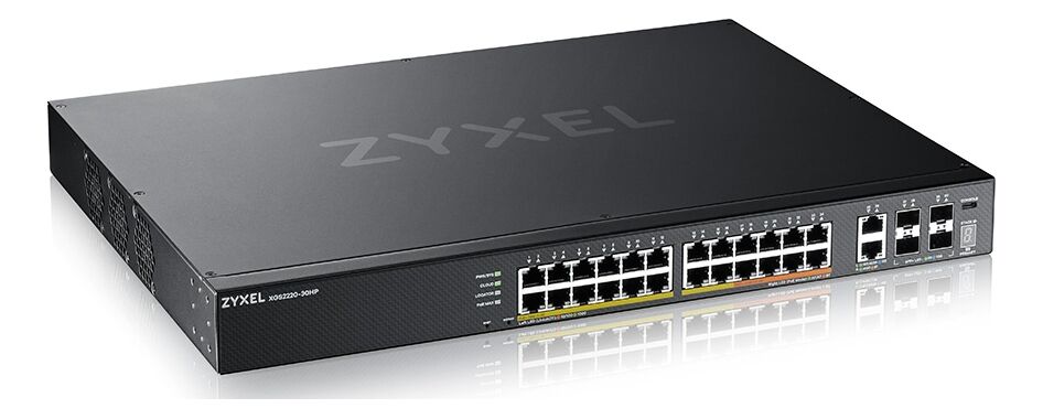 Коммутатор ZyXEL ZyXEL NebulaFlex Pro XGS2220-30HP XGS2220-30HP-EU0101F/PoE 400Вт./Управляемый Layer 3