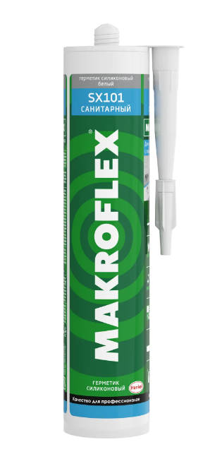 Герметик силиконовый санитарный Макрофлекс SX101 белый, 290мл