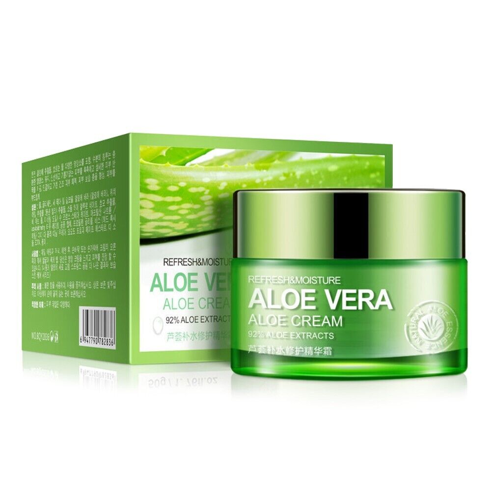 Освежающий и увлажняющий крем-гель для лица и шеи Aloe Vera BioAqua