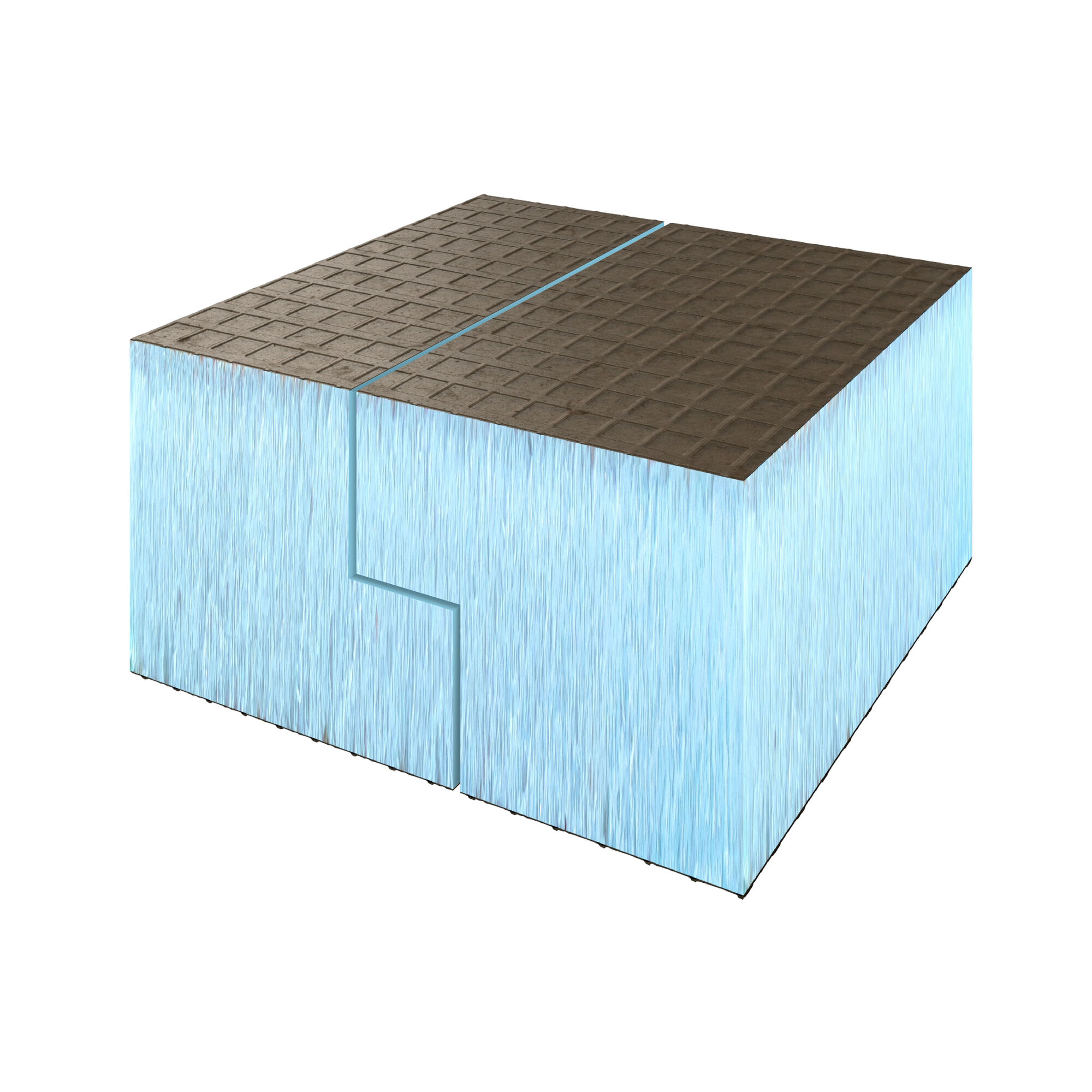 Плита теплоизоляционная фасадная панель 2485х585х50 mm #2 L