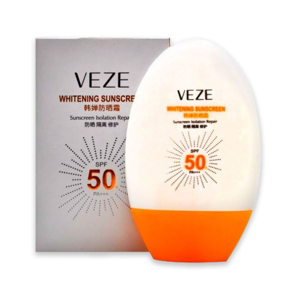 Солнцезащитный отбеливающий крем Veze Whitening Sunscreen SPF50 PA+++