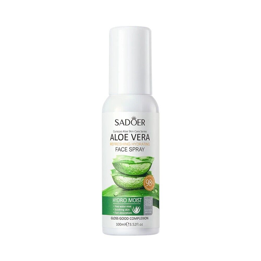 Увлажняющий спрей для лица с экстрактом алоэ Sadoer Aloe Vera Refreshing Hydrating Face Spray