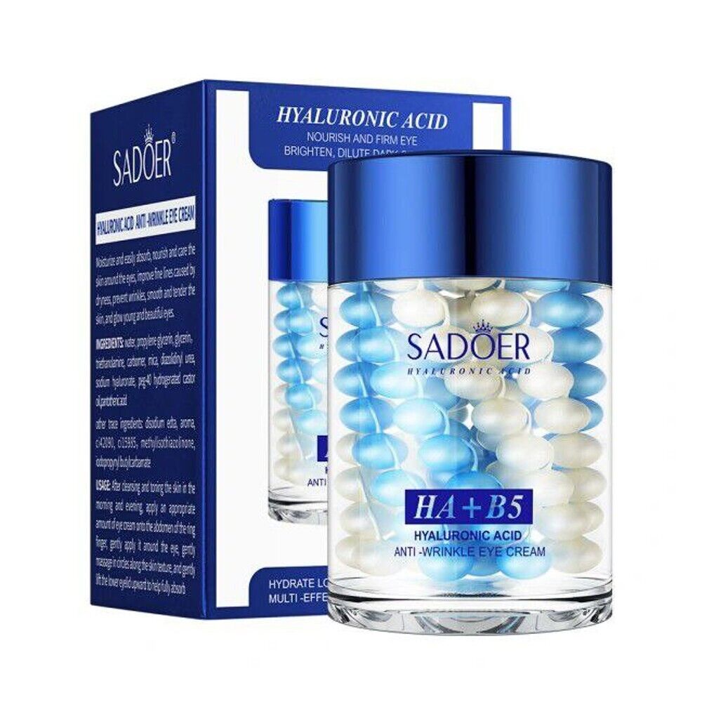 Омолаживающий крем для кожи вокруг глаз с гиалуроновой кислотой Sadoer HA+B5 Hyaluronic Acid Anti-wrinkle Eye Cream