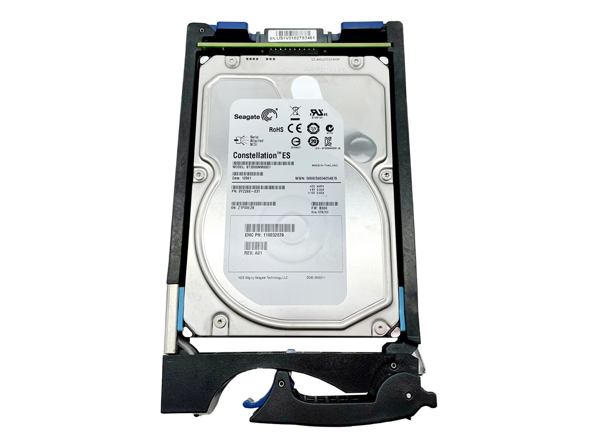 Жесткий диск EMC 2TB 7.2K 6Gb 3.5" SAS HDD VNX V4-VS07-020 005049496