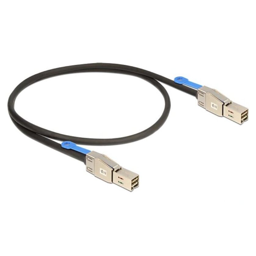 Интерфейсный кабель LSI Интерфейсный кабель LSI SAS-1M-SFF8644-SFF8644 Вилки кабеля MiniSAS Длина кабеля 1м.