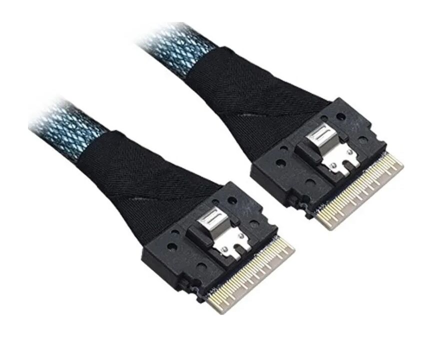 Интерфейсный кабель LSI Интерфейсный кабель LSI 05-60007-00 Вилки кабеля SlimSAS x8 Длина кабеля 1м.