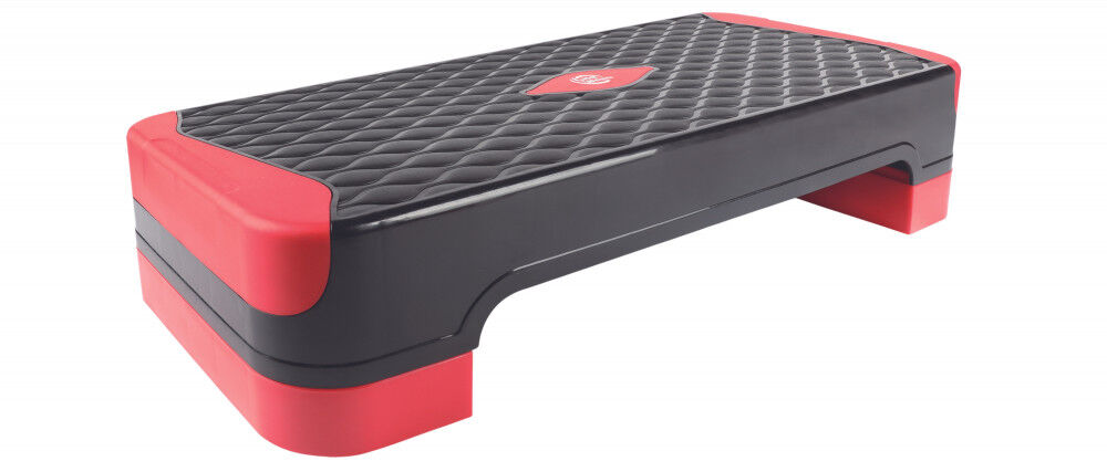 Степ-платформа-балансир 2-х уровневая 1820LW (68*28*15см, черный/красный) Lite Weights