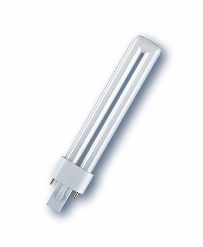 Лампа люминесцентная компактнаяDULUX S 11Вт/827 G23 (инд. уп.) OSRAM 4099854123344 LEDVANCE