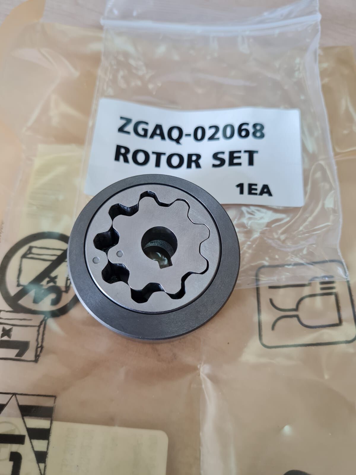 Ротор гидронасоса трансмиссии для экскаватора ZGAQ-02068
