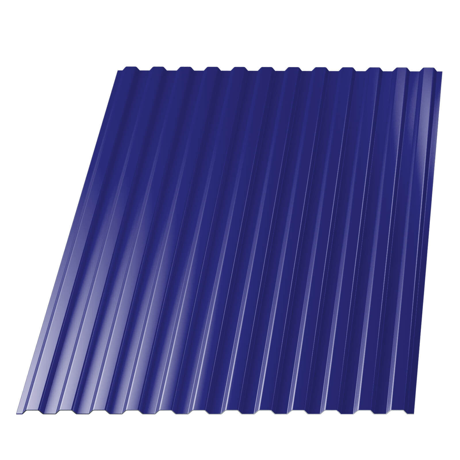 Профнастил НС-10 RAL5002 Синий Ультрамарин лист 3 метра ширина 1,19 м толщина 0,45 мм