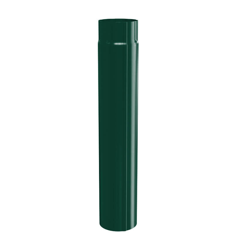 Труба водосточная d100 мм длина 2000 мм RAL 6005 Зеленый металлическая Металл Профиль