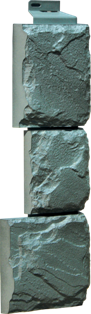 Угол наружный Камень Крупный Серо-зеленый 459х140