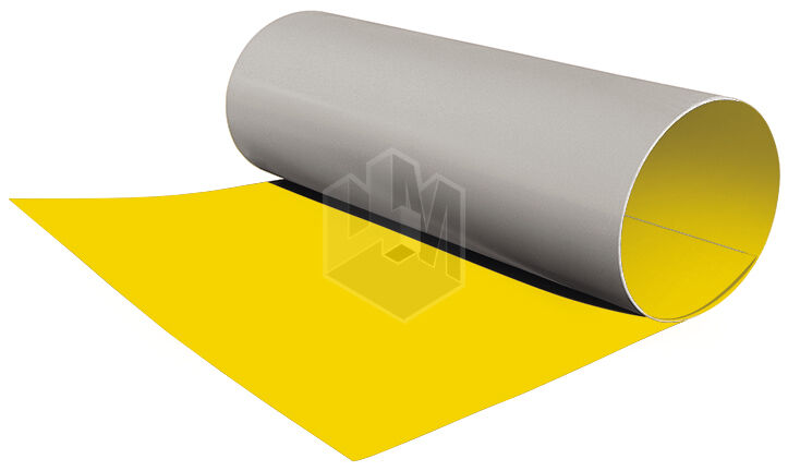 Гладкий плоский лист рулонной стали RAL1018 Желтый ширина 1,25 0,45 мм