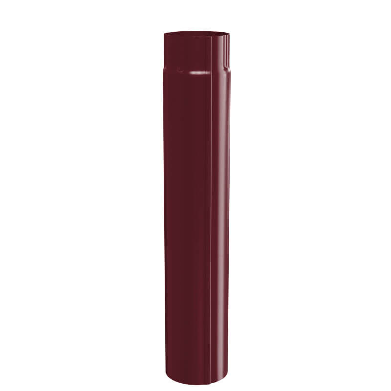 Труба водосточная d100 мм длина 2000 мм RAL 3005 Красное Вино металлическая Металл Профиль
