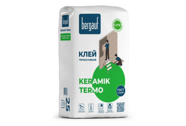 Клей Bergauf Keramik Termo Pro термостойкий (5 кг) BERGAUF