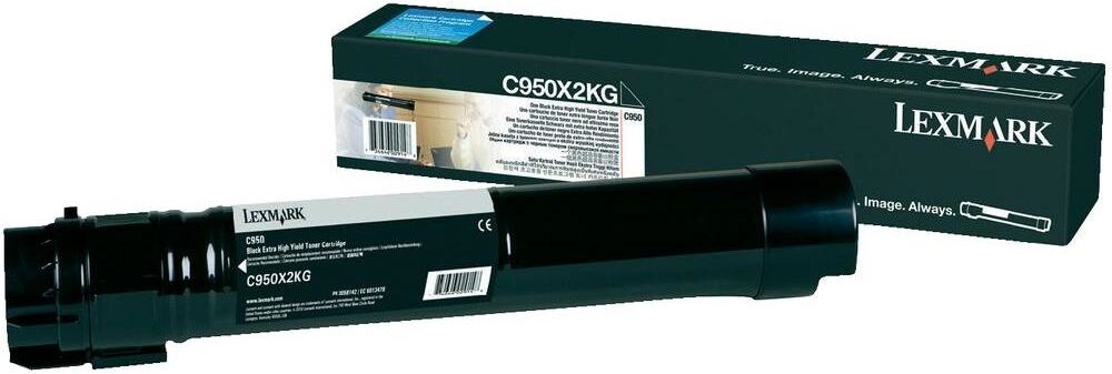 Картридж для печати Lexmark Картридж Lexmark C950 C950X2KG вид печати лазерный, цвет Черный, емкость