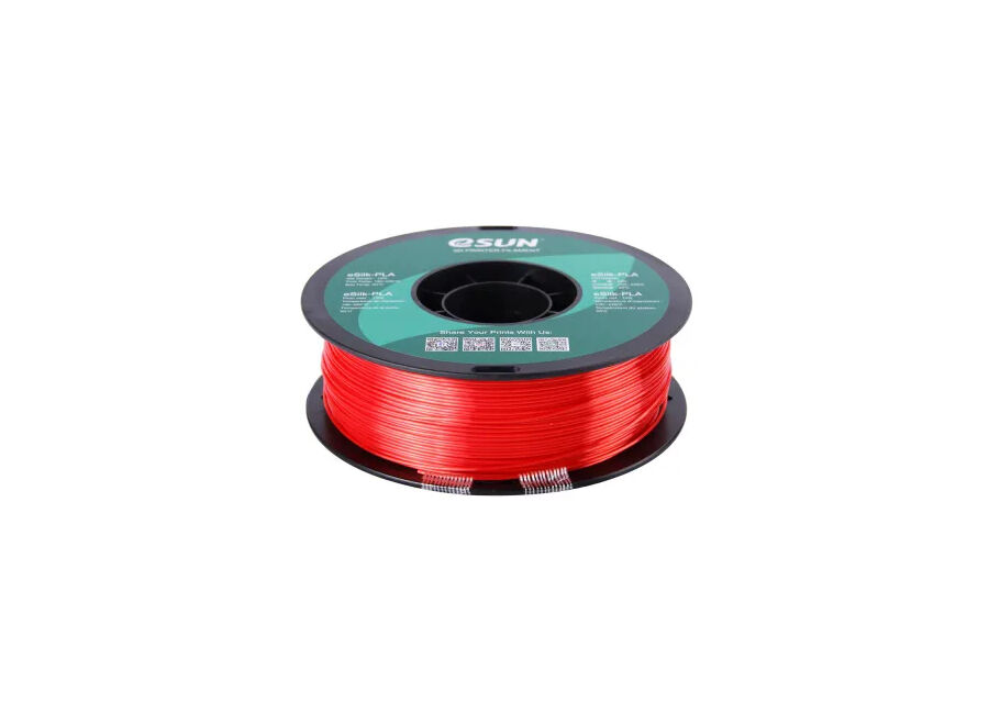 Esun Катушка eSilk PLA-пластика 1.75 мм 1 кг, красная