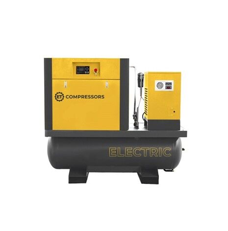 Компрессор электрический ET-Compressors ET SL 22-16-500 ES (IP54) на ресивере с осушителем и магистральными фильтрами