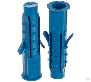 Дюбель распорный Чапай 12х120 шипы-усы (синие) (100 шт) Tech-KREP 