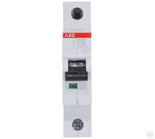 Автоматический выключатель 1пол 32A, Серия S201, 6,0кА, АВВ ABB 