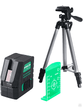 Уровень лазерный Fubag Crystal 20G VH Set с зел. лучом + набор аксессуаров