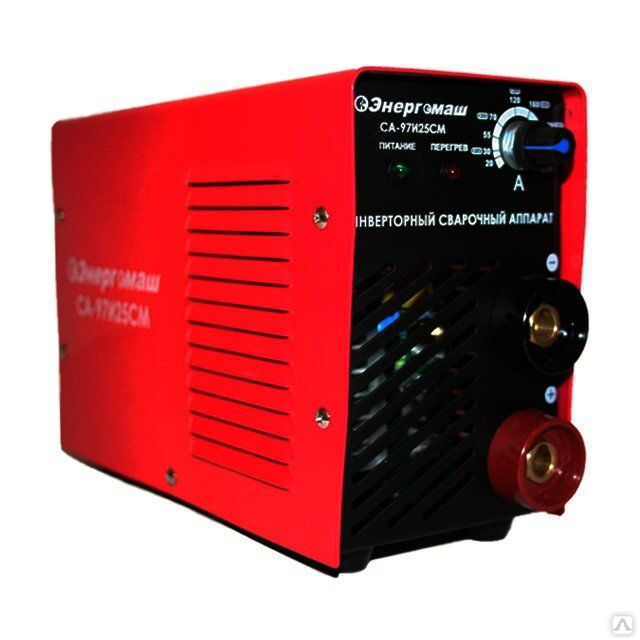 Сварочный инвертор Энергомаш СА-97И25СМK, 4.5 кВт, 20-250А, 180-250В, электрод 1.6-5 мм, 5.4 кг