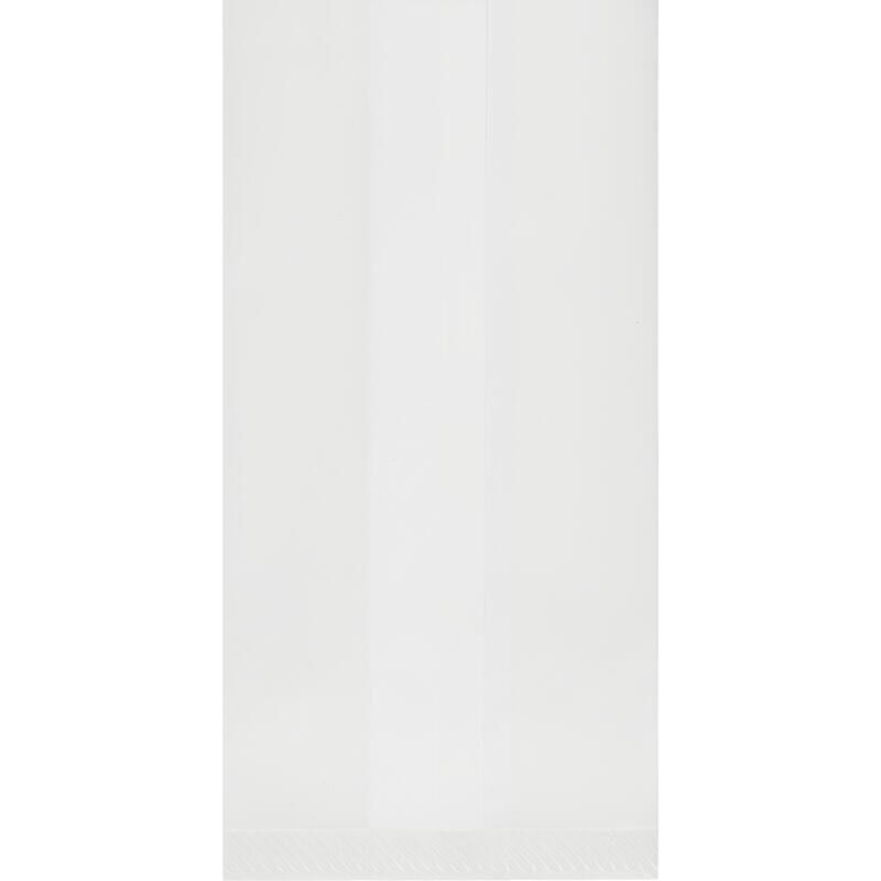 Пакет бумажный ламинированный 145х285х90 мм белый (1000 штук в упаковке) NoName