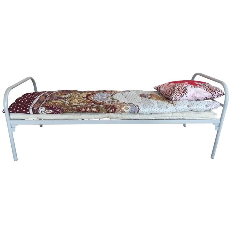 Кровать одноярусная СС1(800) (серый, 810х1964x790 мм) NoName
