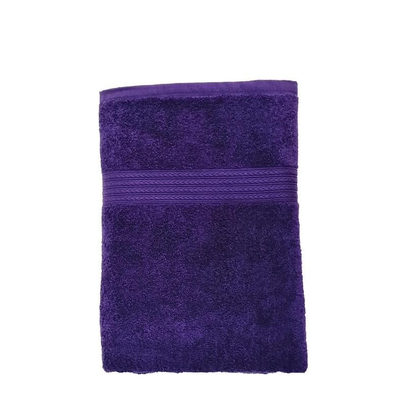 Полотенце махровое 40x70 см 400 г/кв.м фиолетовое Cottonika