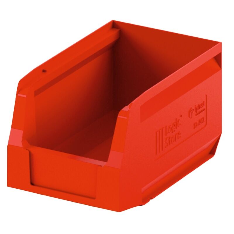 Ящик (лоток) универсальный полипропиленовый I Plast Logic Store 250x150x130 мм красный ударопрочный морозостойкий