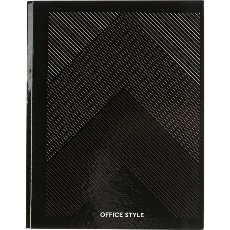 Бизнес-тетрадь Attache Optima А5 120 листов черная в клетку