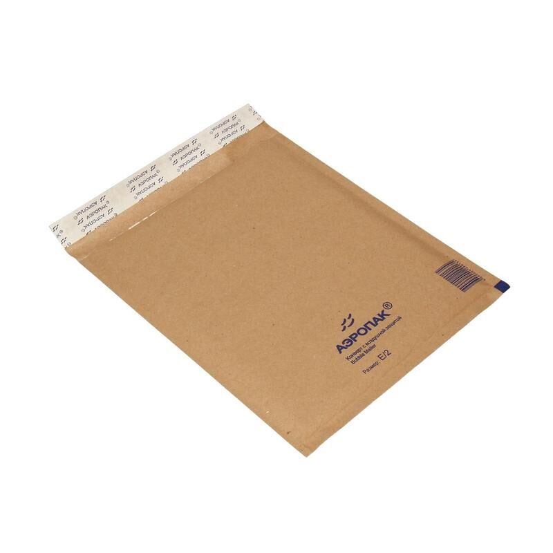 Крафт пакет с воздушной прослойкой 24x27 см (100 штук в упаковке) NoName