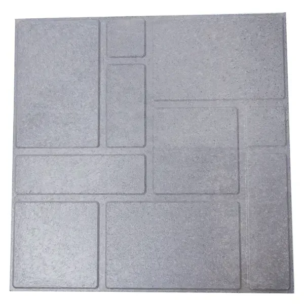 Плитка тротуарная полимерпесчаная 330x330x20 мм цвет серый