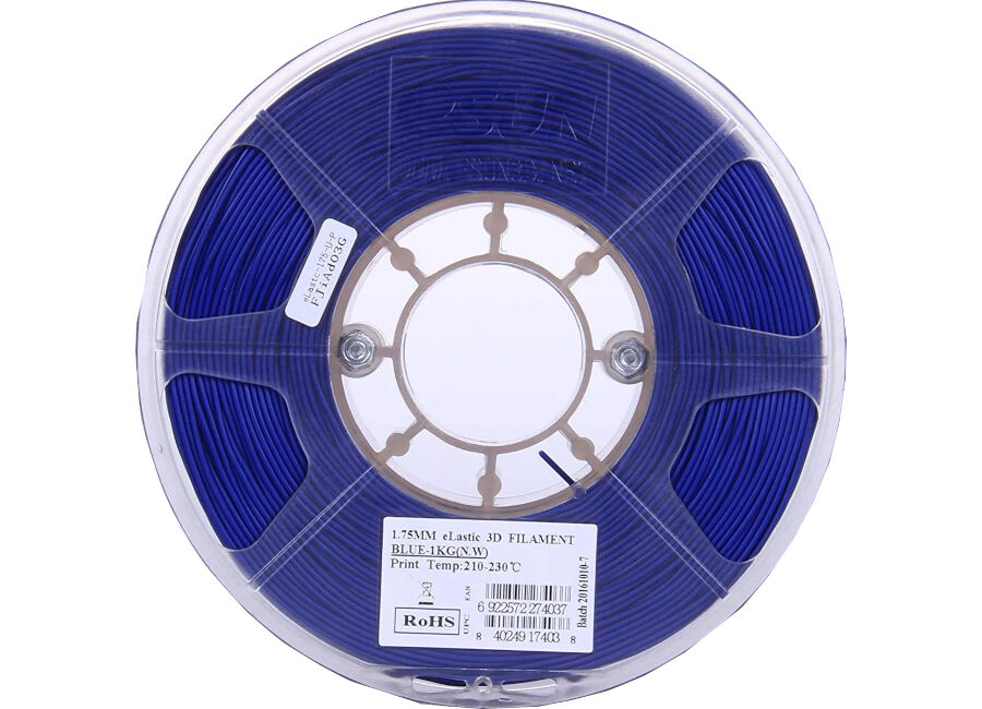 Esun Катушка eElastic-пластика 1.75 мм 1 кг, синяя