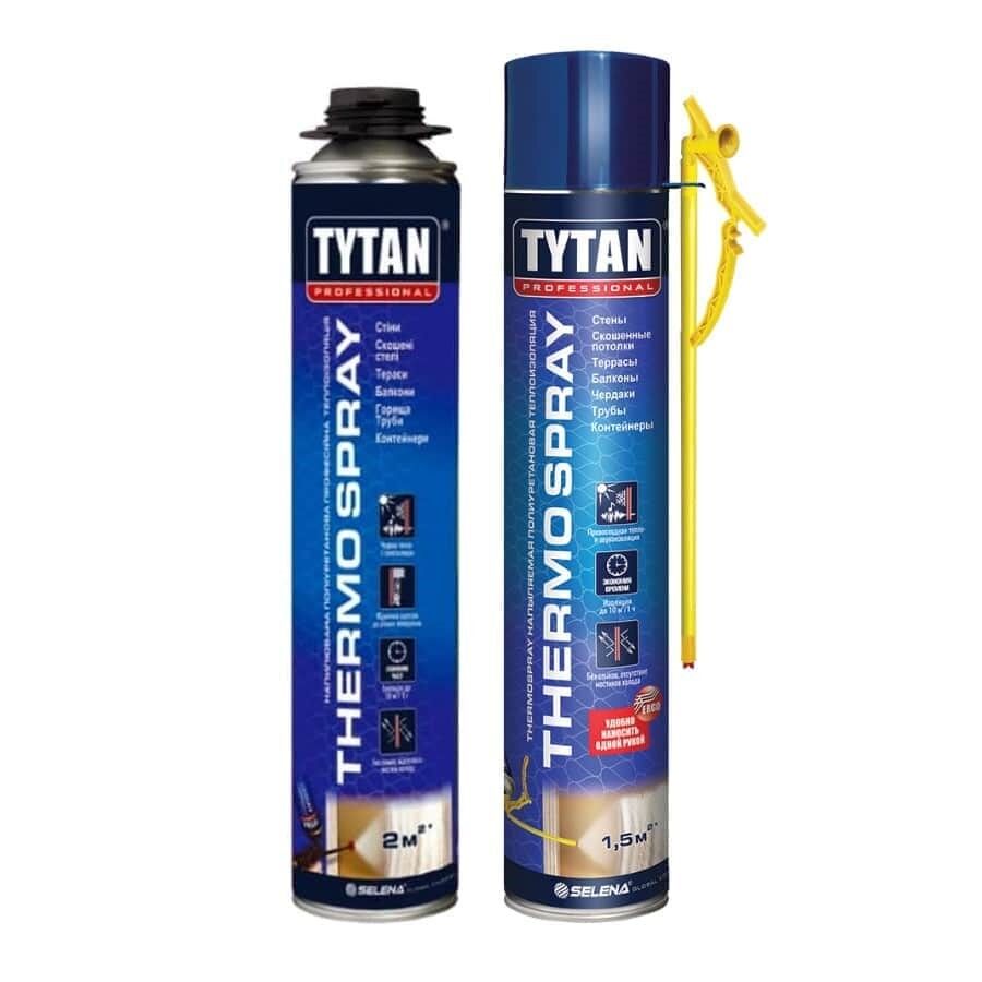 Теплоизоляция напыляемая полиуретановая Tytan Professional Thermospray, 870 мл (16388/66220)