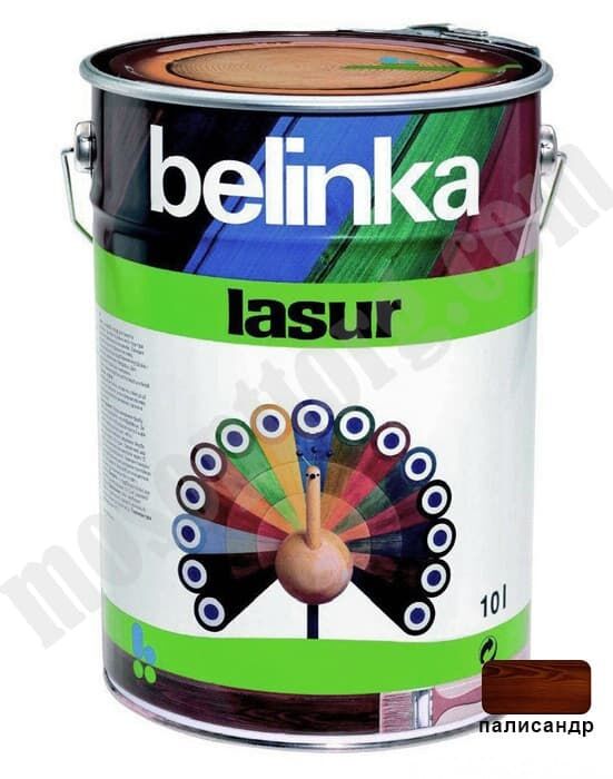 Лазурное покрытие для защиты древесины "Belinka Lasur", полисандр (№24),10л С-000116865 BELINKA