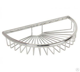 Полукруглая решетка Veragio Basket 270х160х50 мм хром VR.GFT-9048.CR 