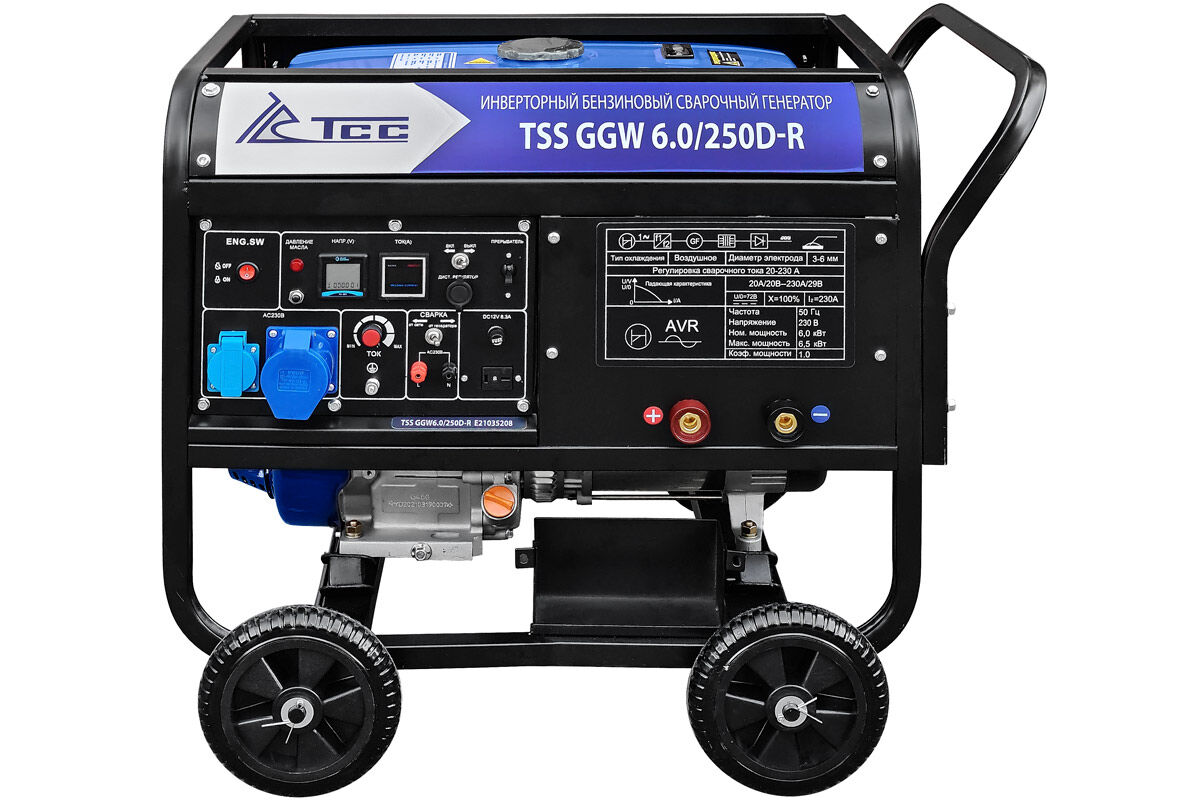 Инверторный бензиновый сварочный генератор TSS GGW 6.0/250D-R 2